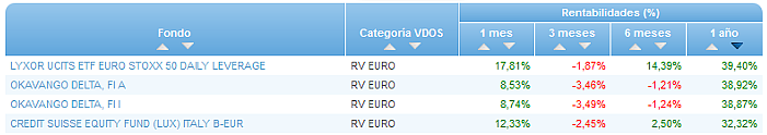 RVI Euro Small/mid Cap buscador rentabilidad 1 año