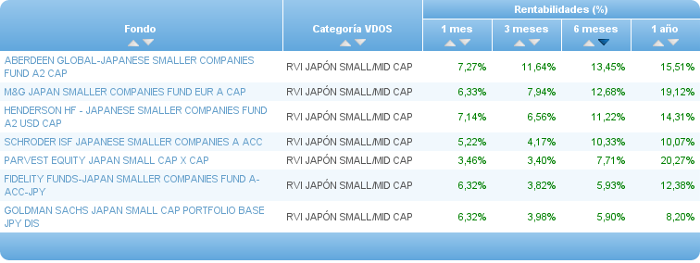 renta variable internacional usa growth rentabilidad un mes