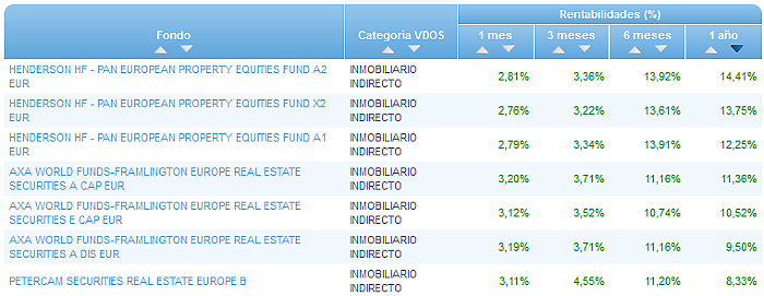 RVI Euro Small/mid Cap buscador rentabilidad 1 año