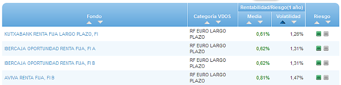 RVI Euro Small/mid Cap buscador volatilidad