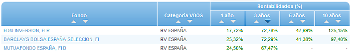 RVI Euro Small/mid Cap buscador rentabilidad 3 años