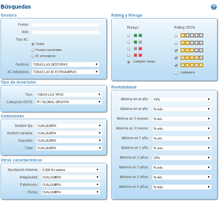 renta variable euro buscador