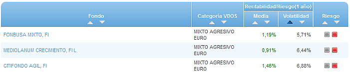 RVI Euro Small/mid Cap buscador volatilidad