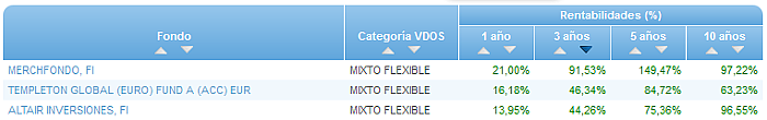 RVI Euro Small/mid Cap buscador rentabilidad 3 años