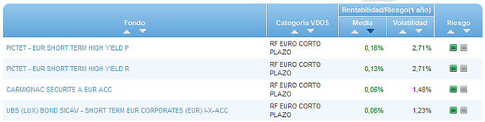 Renta Variable Internacional Europa Small/Mid Cap buscador rentabilidad media mensual