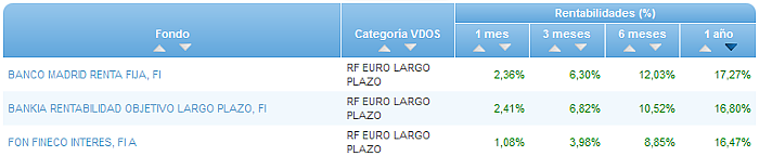 RFI USA buscador rentabilidad 1 año