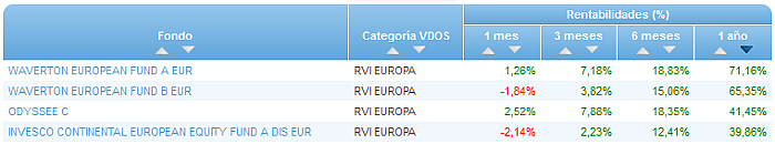 RFI USA buscador rentabilidad 1 año