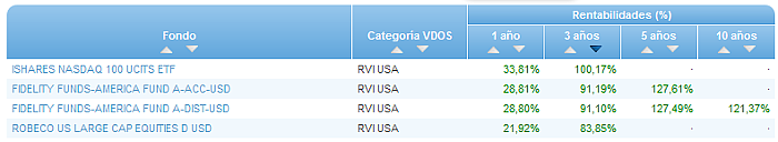 RVI Euro Small/mid Cap buscador rentabilidad 3 años