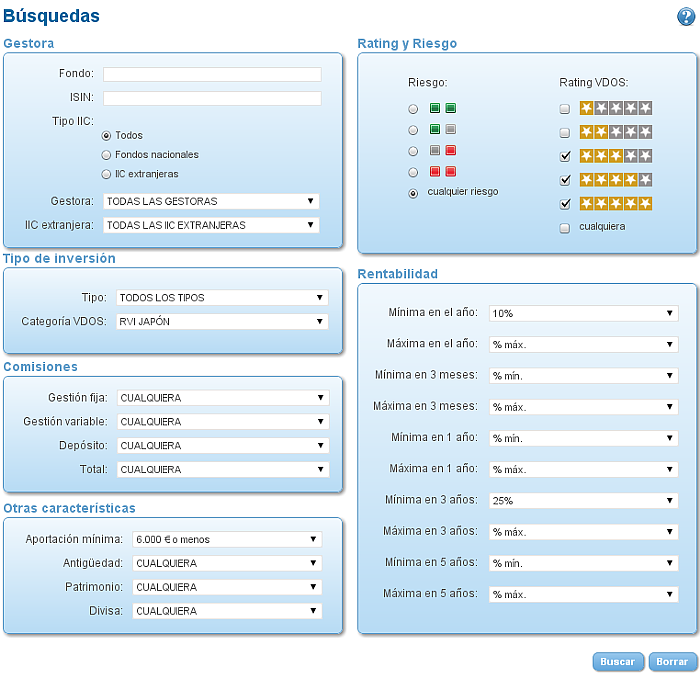 renta variable euro buscador