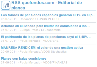 Widget rss pensiones